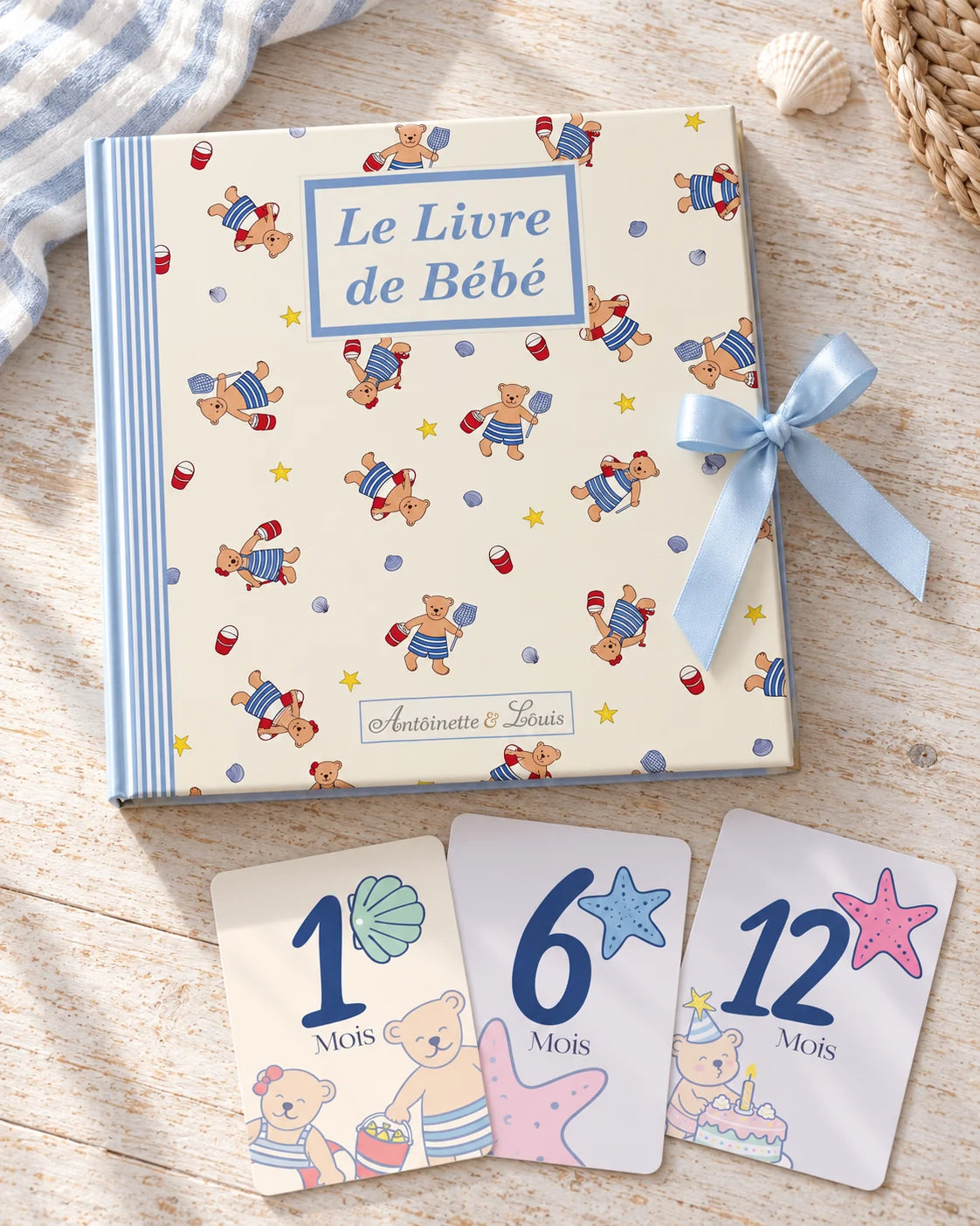 Cartes étapes bébé Ourson