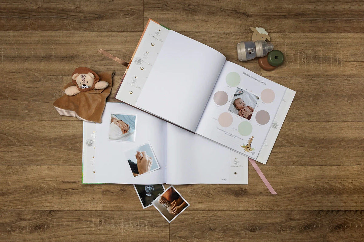 Exemple de texte pour album photo naissance - Antoinette & Louis