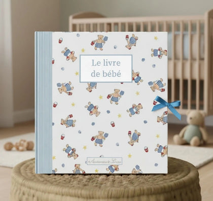 Album photo naissance ourson bleu