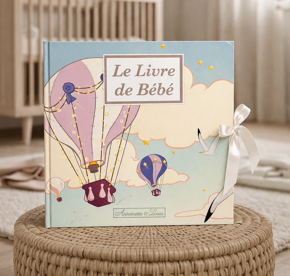 Album photo naissance Montgolfière