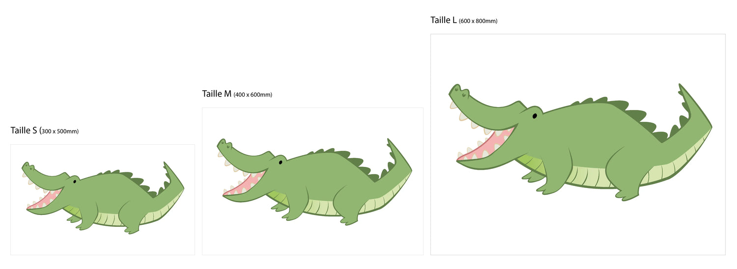 Stickers crocodile chambre enfant