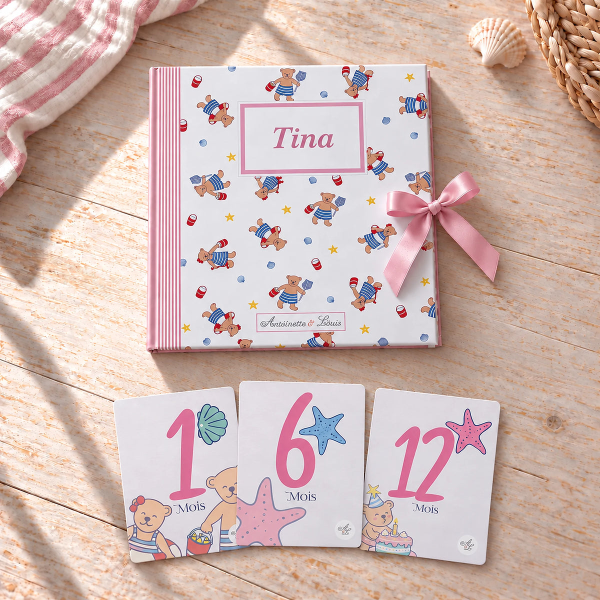 Cartes étapes bébé Ourson