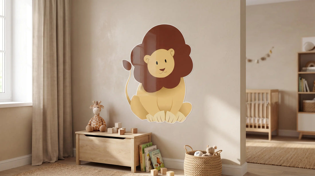 Stickers lion chambre bébé