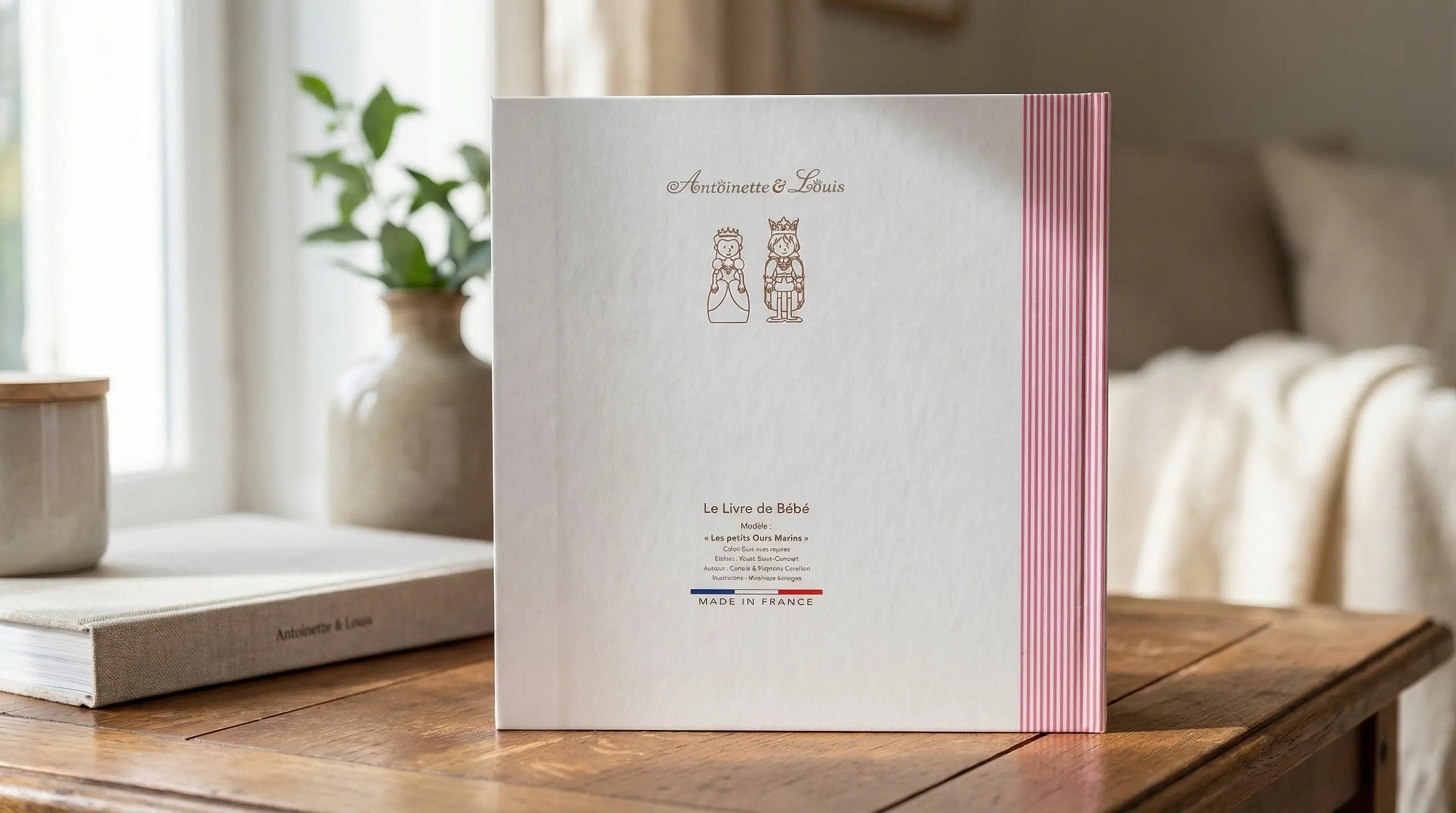 Album photo naissance ourson rose