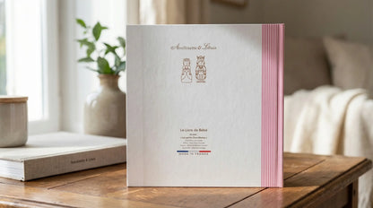 Album photo naissance ourson rose