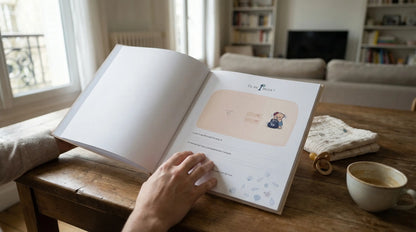 Album photo naissance ourson bleu