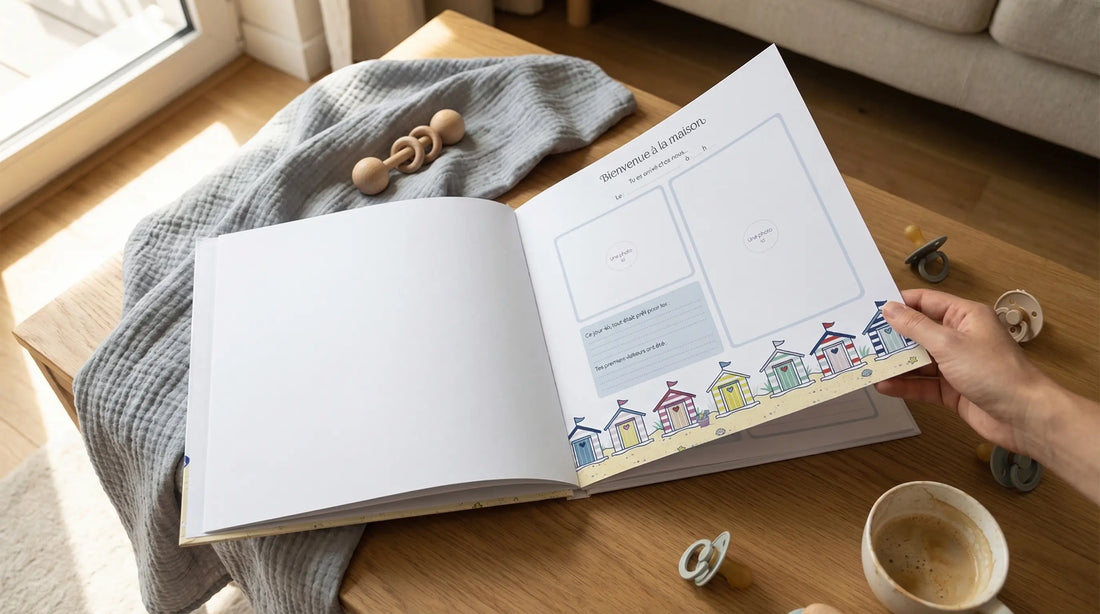 Album photo naissance Ourson bleu