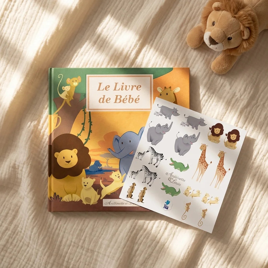 Mini stickers animaux de la jungle scrapbooking