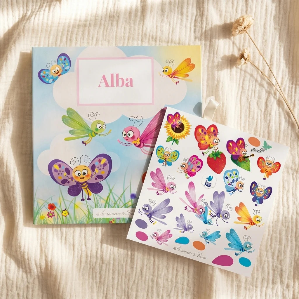 Sticker scrapbooking Papillons &amp; Libellules