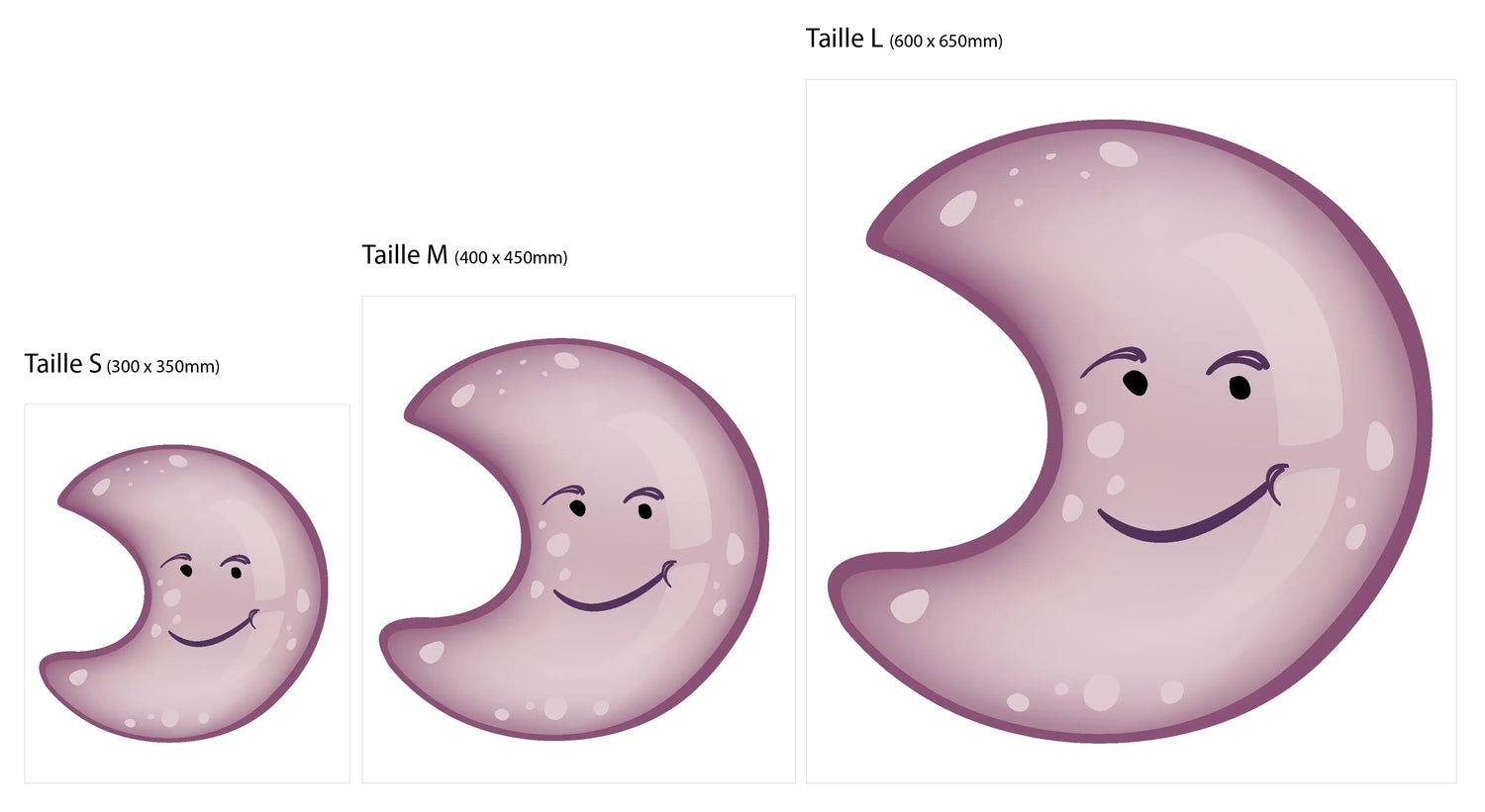 Stickers muraux lune