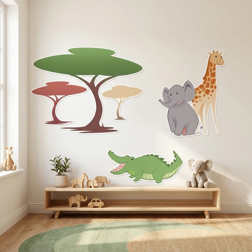 Stickers crocodile chambre enfant