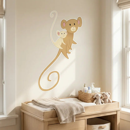 Stickers singe chambre bébé