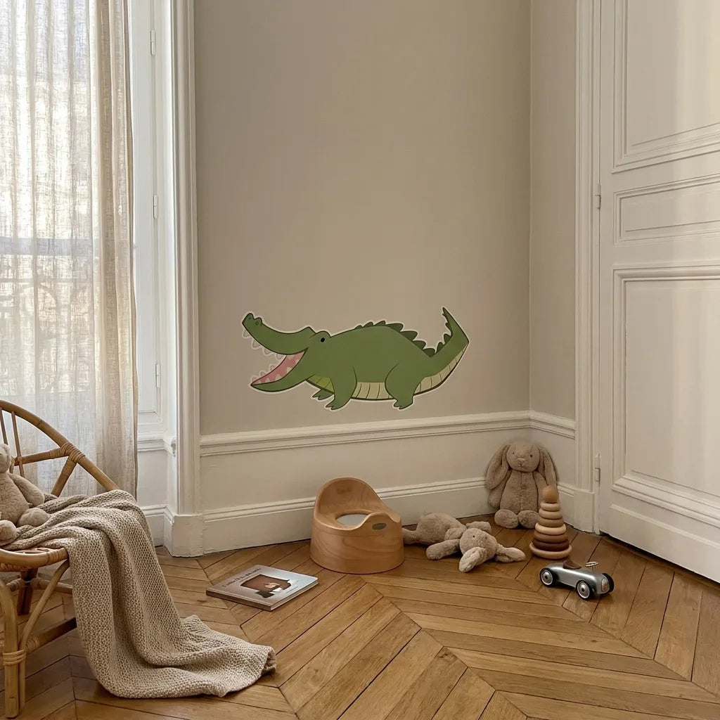 Stickers crocodile chambre enfant