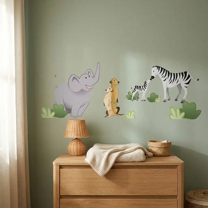 Sticker chambre bébé éléphant