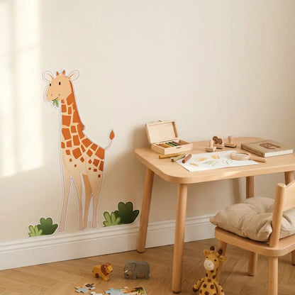 Stickers girafe chambre bébé