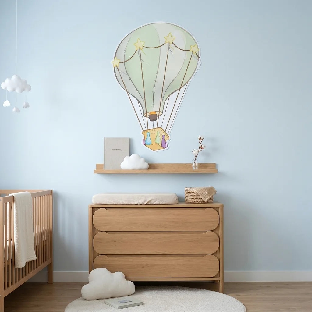 Stickers Montgolfière chambre bébé