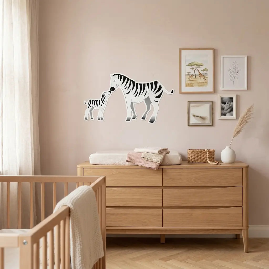 Stickers muraux zèbre pour enfant