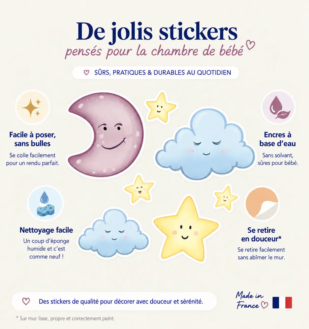 Stickers muraux arc en ciel